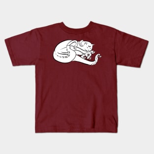 Sleeping Cathulhu Kids T-Shirt